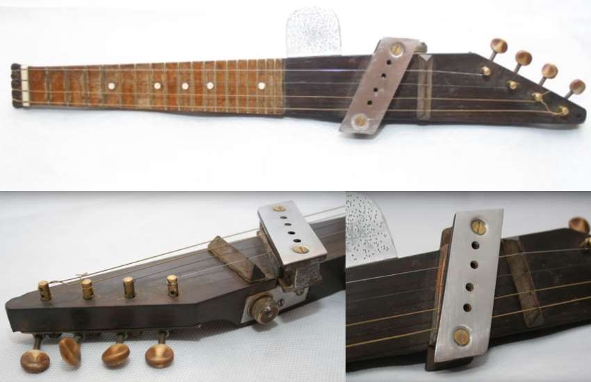 Protótipo do Pau Elétrico de 1942 - Guitarra de corpo sólido