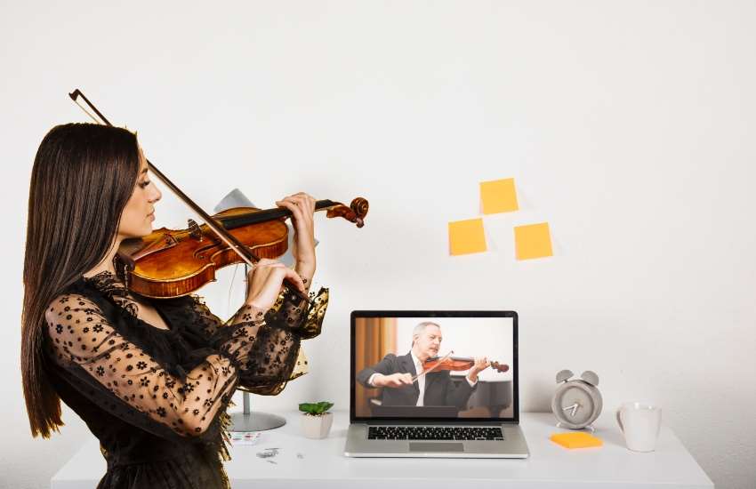 Vantagens de aprender como tocar violino online