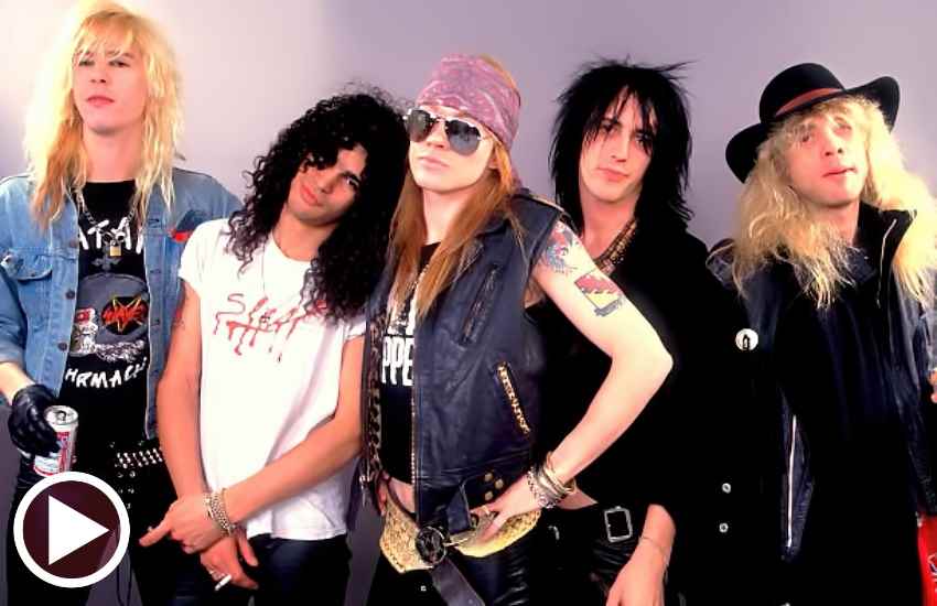 Grupo Guns N' Roses – Patience - Aprender a tocar guitarra ou violão